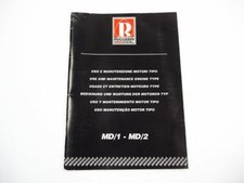 Ruggerini MD/1 MD/2 Engine Owners Manual Operating Manual 1994