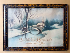 Aquarelle encadrée fin XIXe