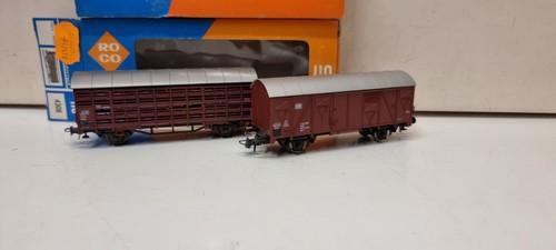 Roco lot wagons couvert - lot,