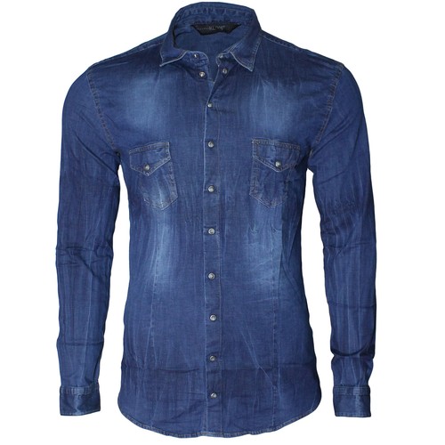 Chemise homme jeans klixs - chemise,