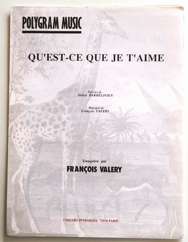 Partition sheet music - , francois