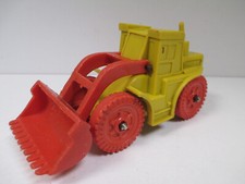 RARE BULLDOZER CHARGEUR TP TRACTOPELLE TOMTE LAERDAL STELCO VINTAGE Plastic