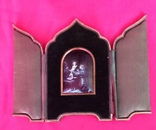 LIMOGE PLAQUE EMAIL GRISAILLE