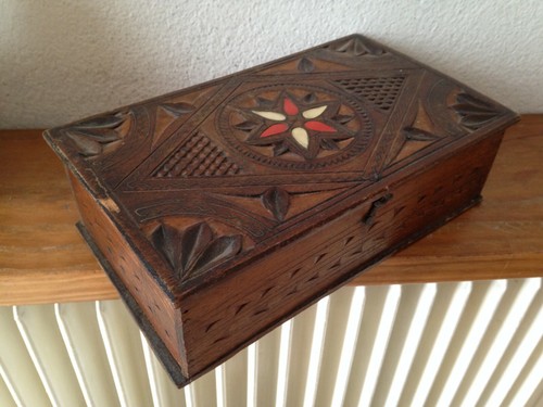 Ancienne boite coffre bois - ancienne,