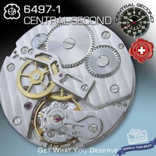 MOVEMENT ETA UNITAS 6497-1, CENTRAL SECOND MODIFICATION SWISS MADE