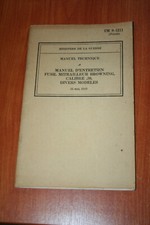 ww2 Manuel d'entretien fusil