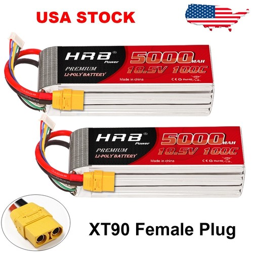 2pcs hrb xt90 5000mah - 2pcs, 5s
