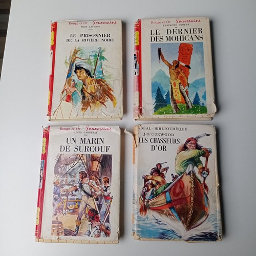 Lot livres 3 - rouge, et