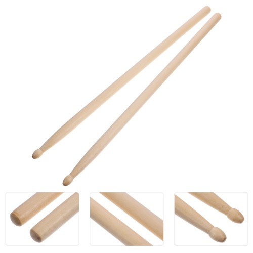 Maple wooden drumsticks set - wooden,