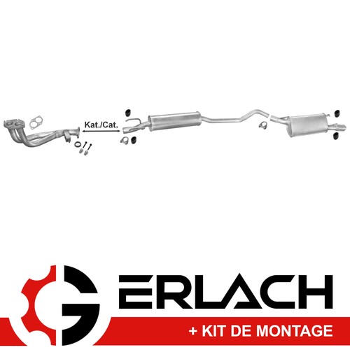 Echappement silencieux pour