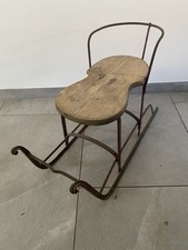 ANCIENNE LUGE TRAÎNEAU FER