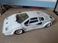 1/18  Lamborghini Countach 5000 blanche  Polistil-Tonka