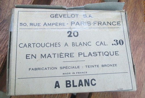 Boite vide cartouche de - vide,