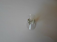 bague en argent massif, noeud zirconiums, t. 54