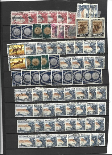 Congo belge timbres - congo, par