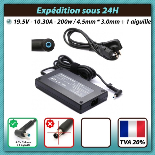 Chargeur 200w 3a - 19,5v, 10,3a