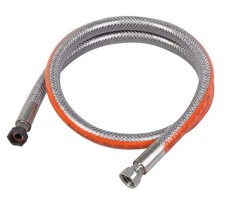 Tuyau flexible gaz butane propane 1 mètre inox illimitée garantie à vie DIPRA