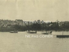Motor navigation circa 1950 speedboat racing SOISSONS Aisne