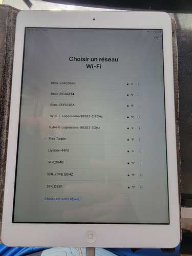Ipad air 1ere - air, wifi