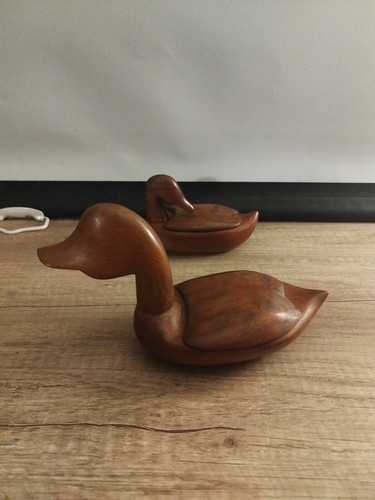Lot canard bois boite - canard, en