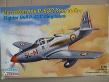 Maquette Avion 1/72 EASTERN EXPRESS Ref 72141 Bell P-63C + Aeromaster 72-037
