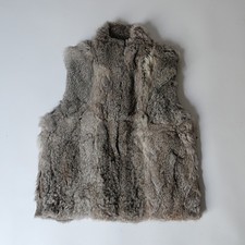 Veste gilet manteau en lapin