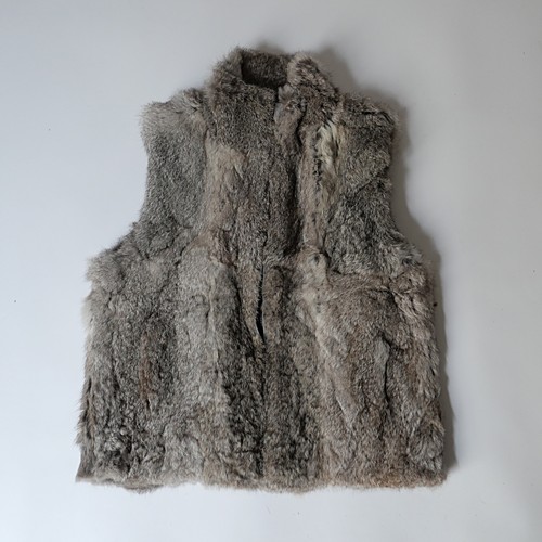 Veste gilet manteau lapin - en,