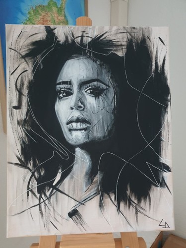 Tableau acrylique sur toile - acrylique,