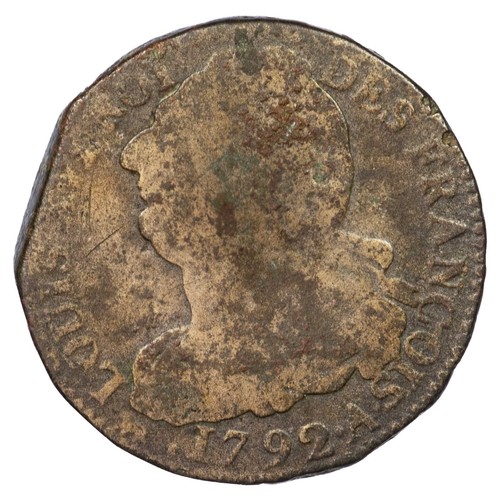 France sols 1792 - sols, xvi