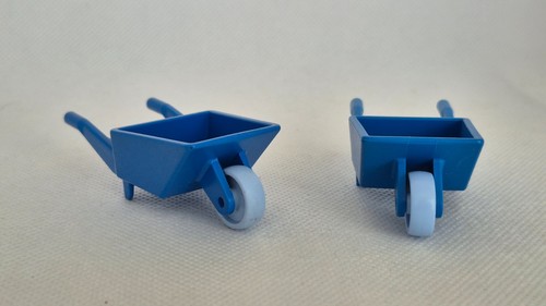 Lot brouettes bleues - de,