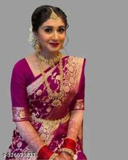 Sari en soie indien Banarasi