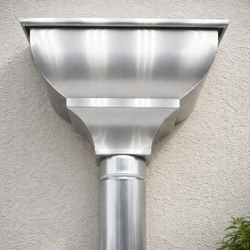 Cuvette branchement zinc - cuvette,