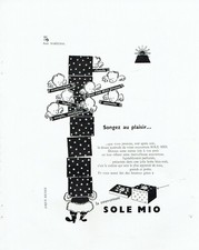 advertising 0921 1951 the cover Sole Mio