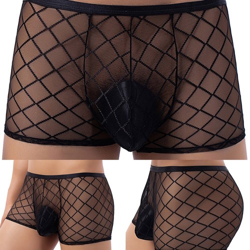 Boxer homme slip transparent