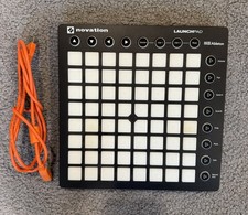 Novation Launchpad MK2 & USB Cable Used 1x - 64 RGB Backlit Pads 8x8 Grid Works
