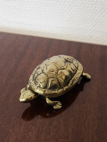 Boîte tortue bronze ou - boîte,