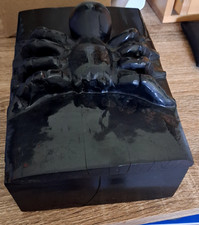 Boite en bois d'ebène noir