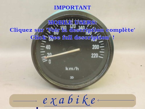 Compteur vitesse pour - de,