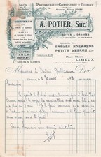 14 LISIEUX patissier POTIER