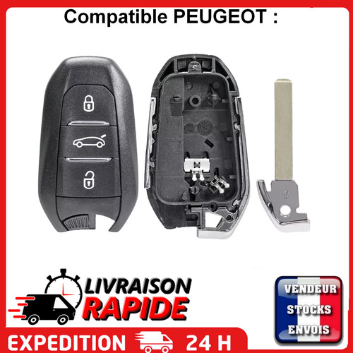 Coque clé plip compatible