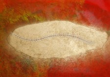 "Vaisseau", art contemporain, peinture abstraite