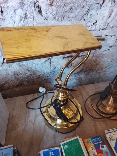 Lampes bureau dorées - lampes, de