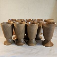 C2 LOT OF 12 MAZAGRANS / VINTAGE TABLEWARE / BROWN / 13 CM / GOOD CONDITION / SANDSTONE