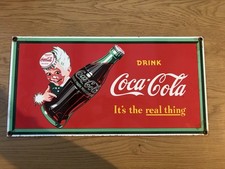 PLAQUE EMAILLée COCA COLA