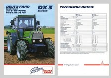 Deutz Fahr DX 3.50 DX 3.70 StarCab Tractor Original 1987