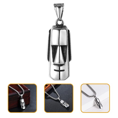 Chic stainless steel moai - stainless,