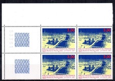 france.bloc de 4 numéroté du