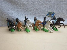 Vintage 1971 Set of 6 Britains Deetail Blue Union Civil War Cavalry: CHINA
