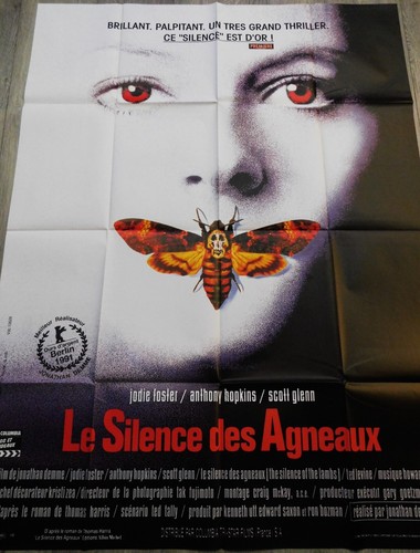 Silence des agneaux affiche - le,