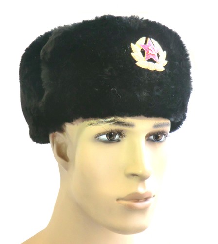 Bonnet poil noir unisexe - bonnet,